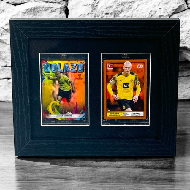 Framed Soccer Cards Displays