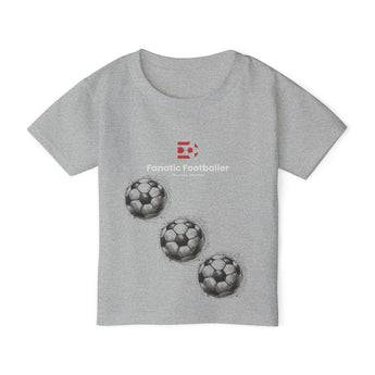 Fanatic Footballer Toddler T-Shirt | Cozy Cotton Tee for Young Sports Enthusiasts