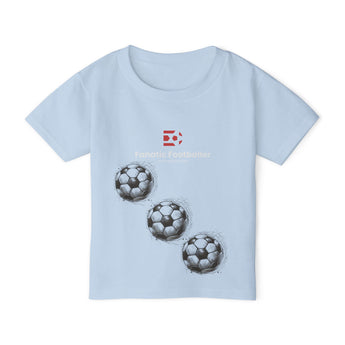 Fanatic Footballer Toddler T-Shirt | Cozy Cotton Tee for Young Sports Enthusiasts